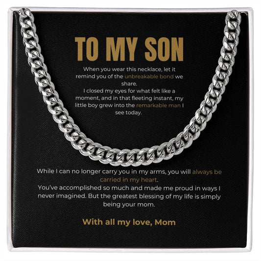 To My Son | Always Carried In My Heart